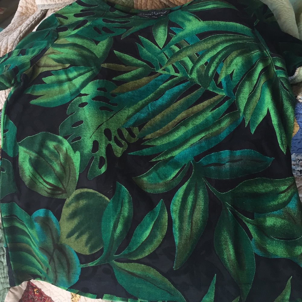 Carol Little Botanical dressy tee - Picture 4 of 8